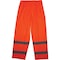 Ergodyne Lightweight Hi-Vis Rain Pants - Class E, 150D Oxford Polyester, Polyurethane, Elastic Waist Closure 8916 - alternate 3